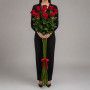 9 длинных красных роз 130 см фото 3